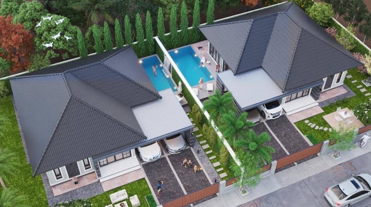 For Sales : Thalang, Brand New Thai Style Pool Villa, 3 bedrooms 2 bathrooms