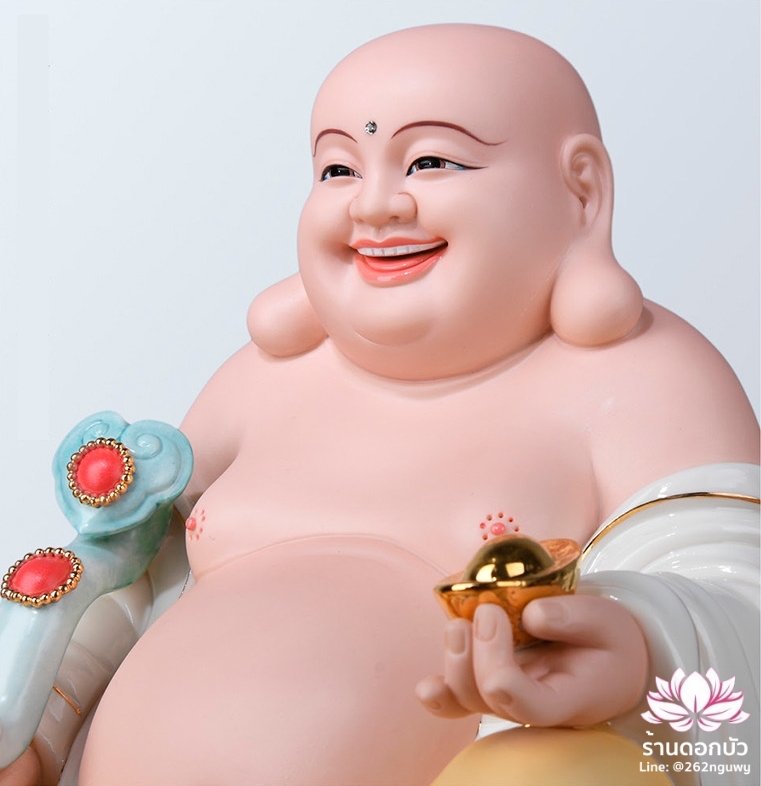 พระพุทธเจ้า (พระยูไล) พระโพธิสัตว์กวนอิม (กวนอิมผ่อสัก) พระกษิติครรภโพธิสัตว์ (ตี่จั่งอ๊วงผ่อสัก) และพระศรีอริยเมตไตรย (หมีเล่อฝอ) ขนาด 12/16/19 นิ้ว