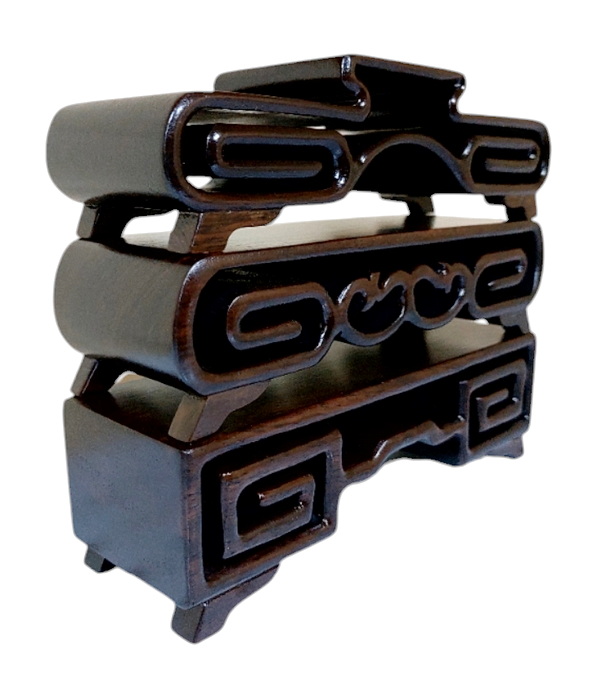 ฐานหรือกี๋ไม้ขนาดเล็ก ไม้ชิ้นเดียว