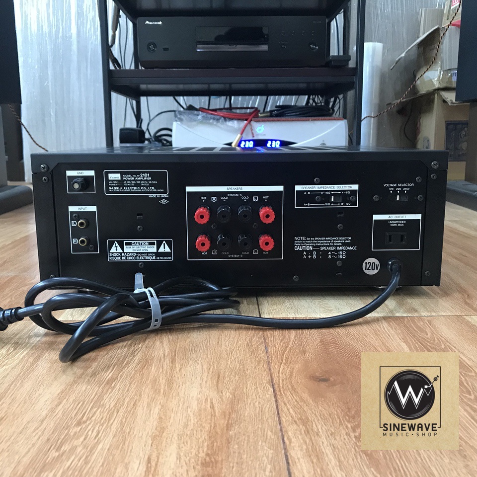Power Amp ยี่ห้อ Sansui รุ่น B-2101 (Made in Japan)
