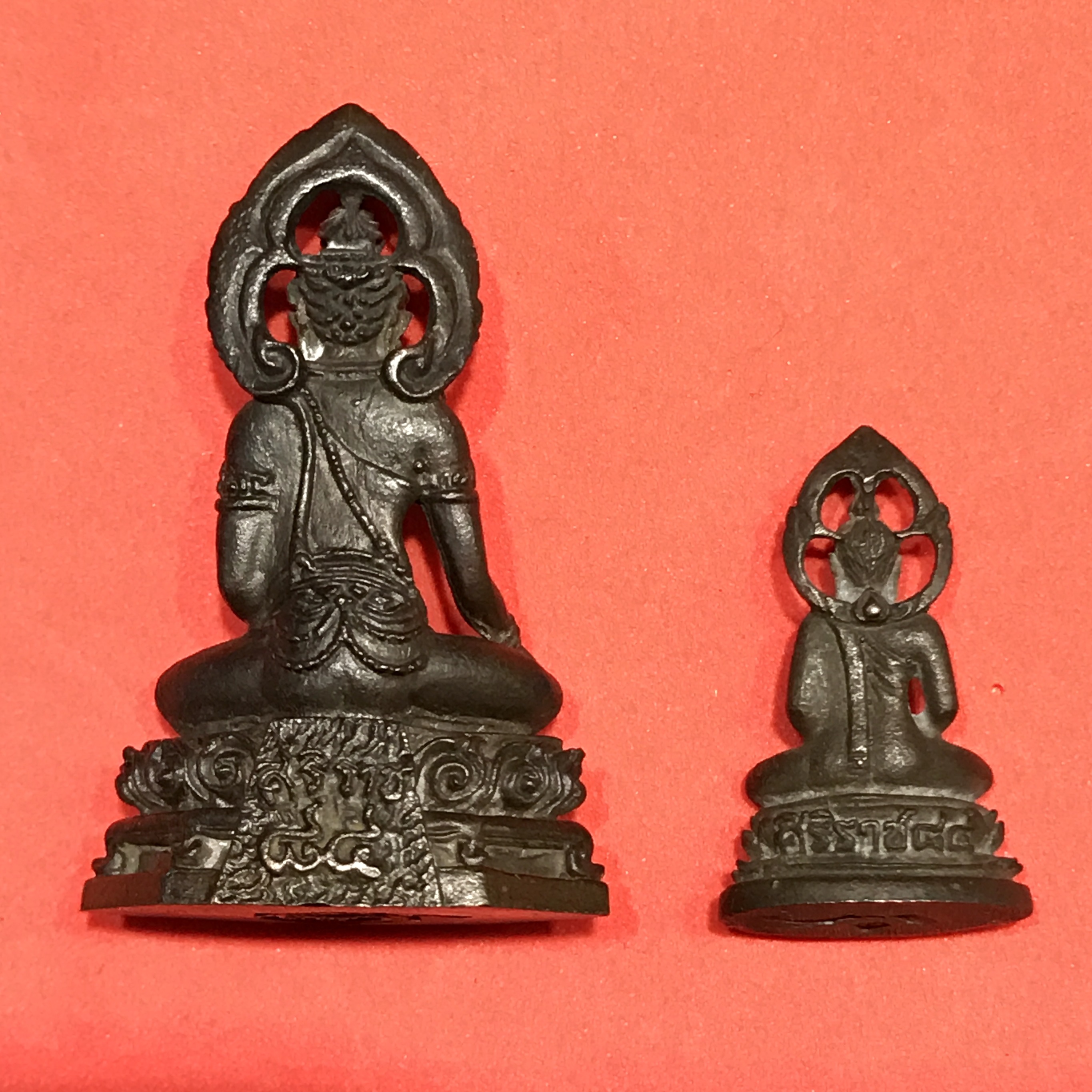 พระกริ่ง-พระชัยวัฒน์ "พุทธศิริราช 84 ปี" โรงพยาบาลศิริราช พ.ศ.2517 เนื้อนวะโลหะ(ในหลวง ร.9 เสด็จเททอง)