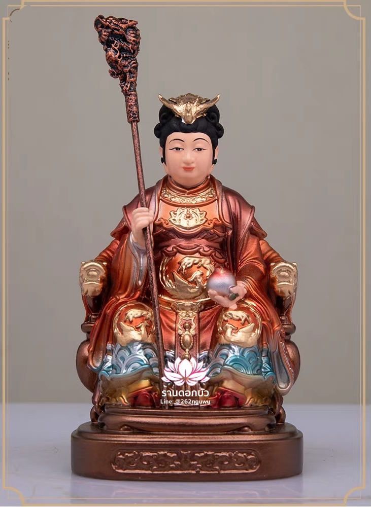 องค์พระขนาดเล็ก สำหรับบูชาหรือวางหน้ารถ งานเรซิ่น ขนาด 4 นิ้ว เช่าบูชา Line: @262nguwy