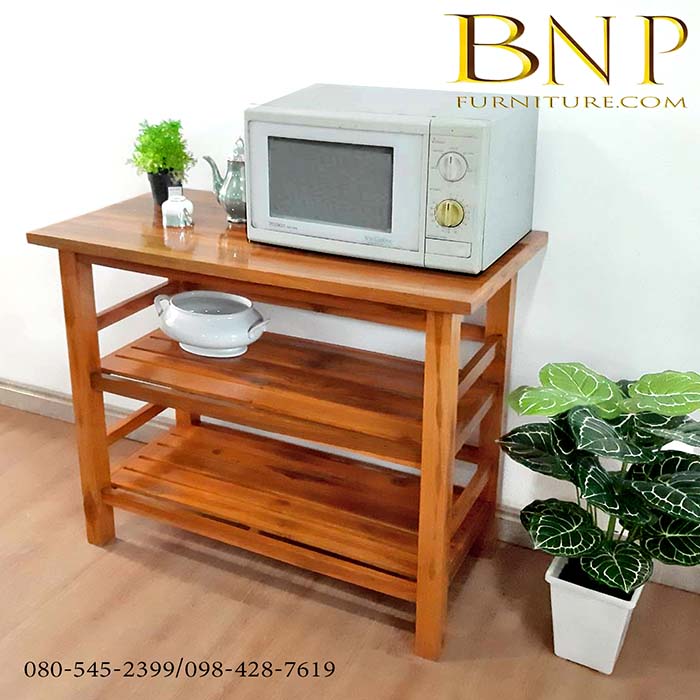 ชั้นวางของไม้สัก ราคาถูก 1