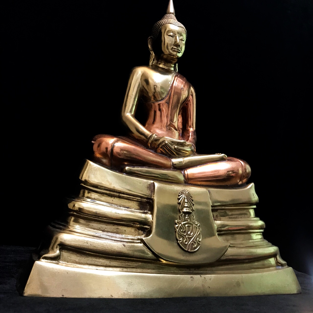 พระบูชาพระพุทธโสธร ภปร. รุ่นย้อนยุค ปี2539 หน้าตัก9นิ้ว สามกษัตริย์