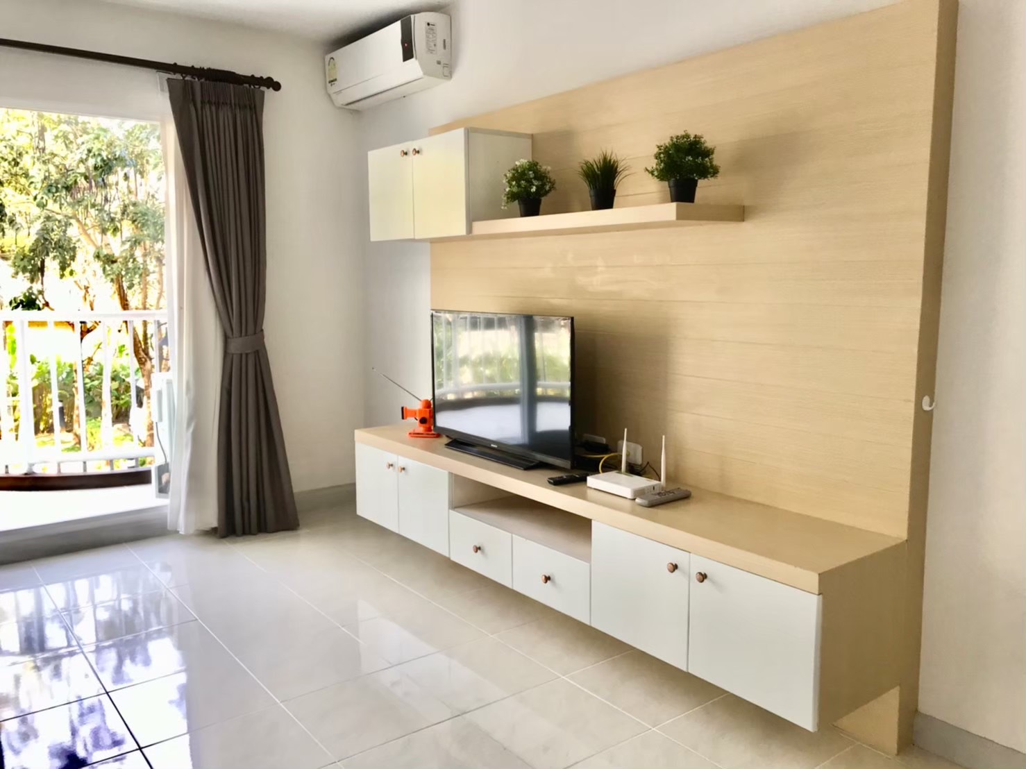 For Rent : Supalai Park @Downtown Phuket, 2 bedrooms 2 bathrooms, 2nd flr.