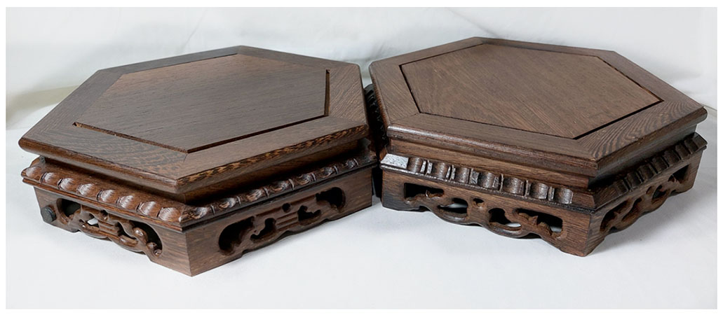 กี๋หรือฐานทรงหกเหลี่ยม20x23cm ตัวละ