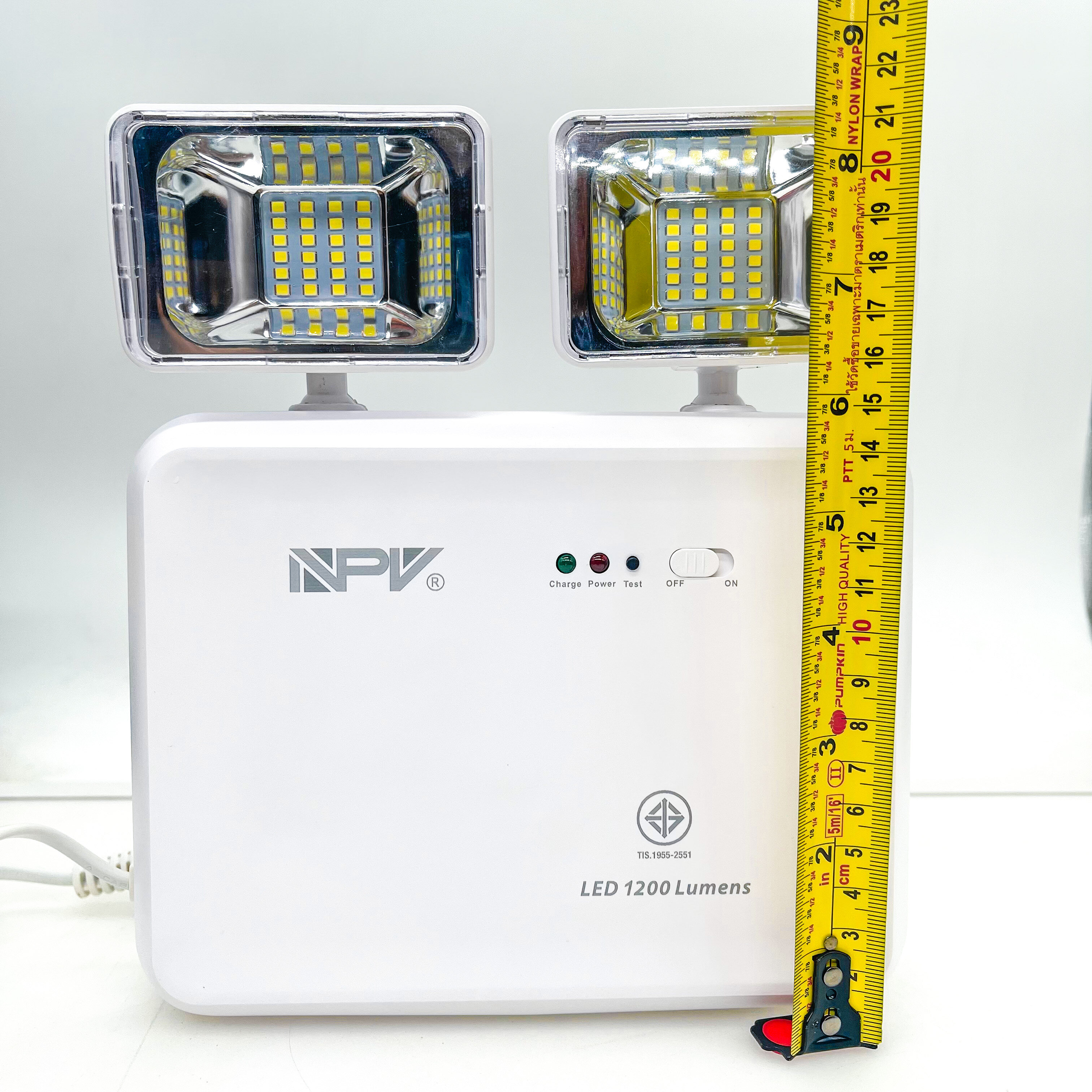 NPV ไฟฉุกเฉิน 10W ไฟสำรอง LED แสงขาว EMERGENCY LIGHT EL2-10w
