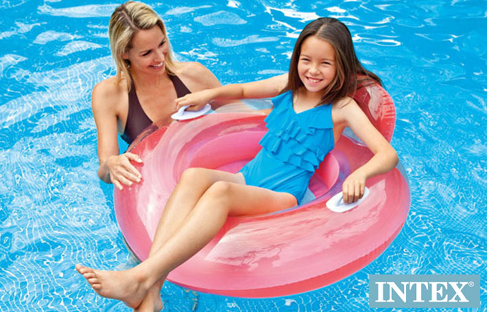 Intex 56512 Candy Color Lounge แพยาง ห่วงกลม หลากสี