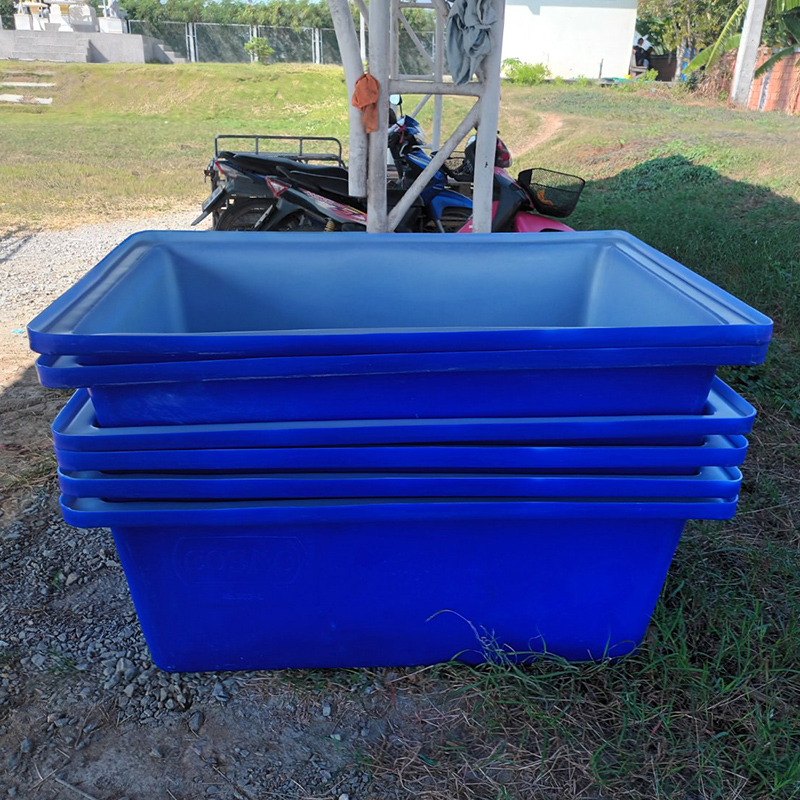 กระบะเหลี่ยม 500 ลิตร ทรงเตี้ย