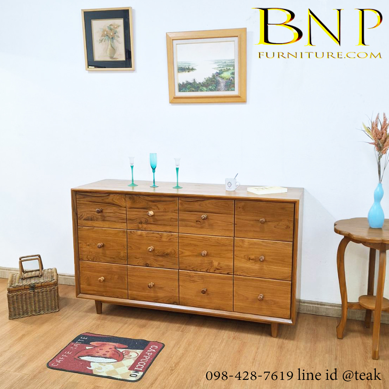 ตู้วางทีวี 12 ลิ้นชักรุ่น คาร์เนชั่น