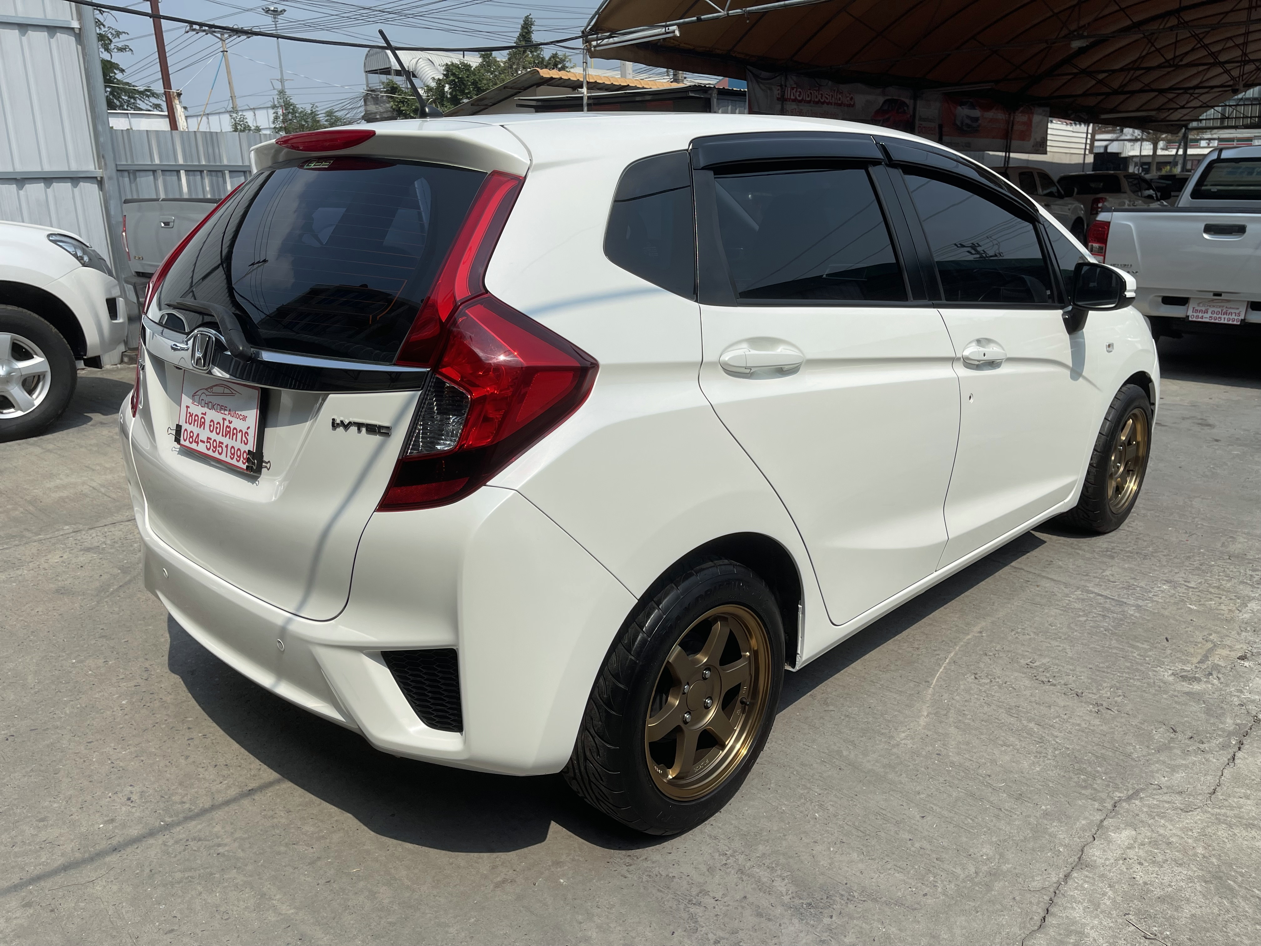 Honda Jazz 1.5 V+ At 2017 ขาวมุก