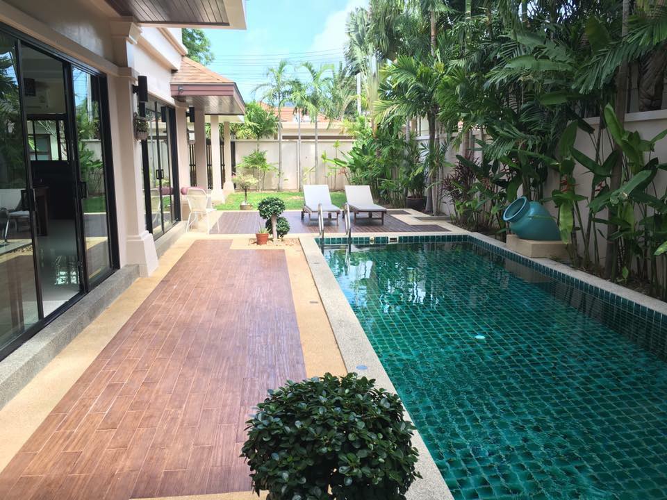 Phuket Rawai Naiharn Private Pool Villa 3 Bed room 4 Bath room for rent.