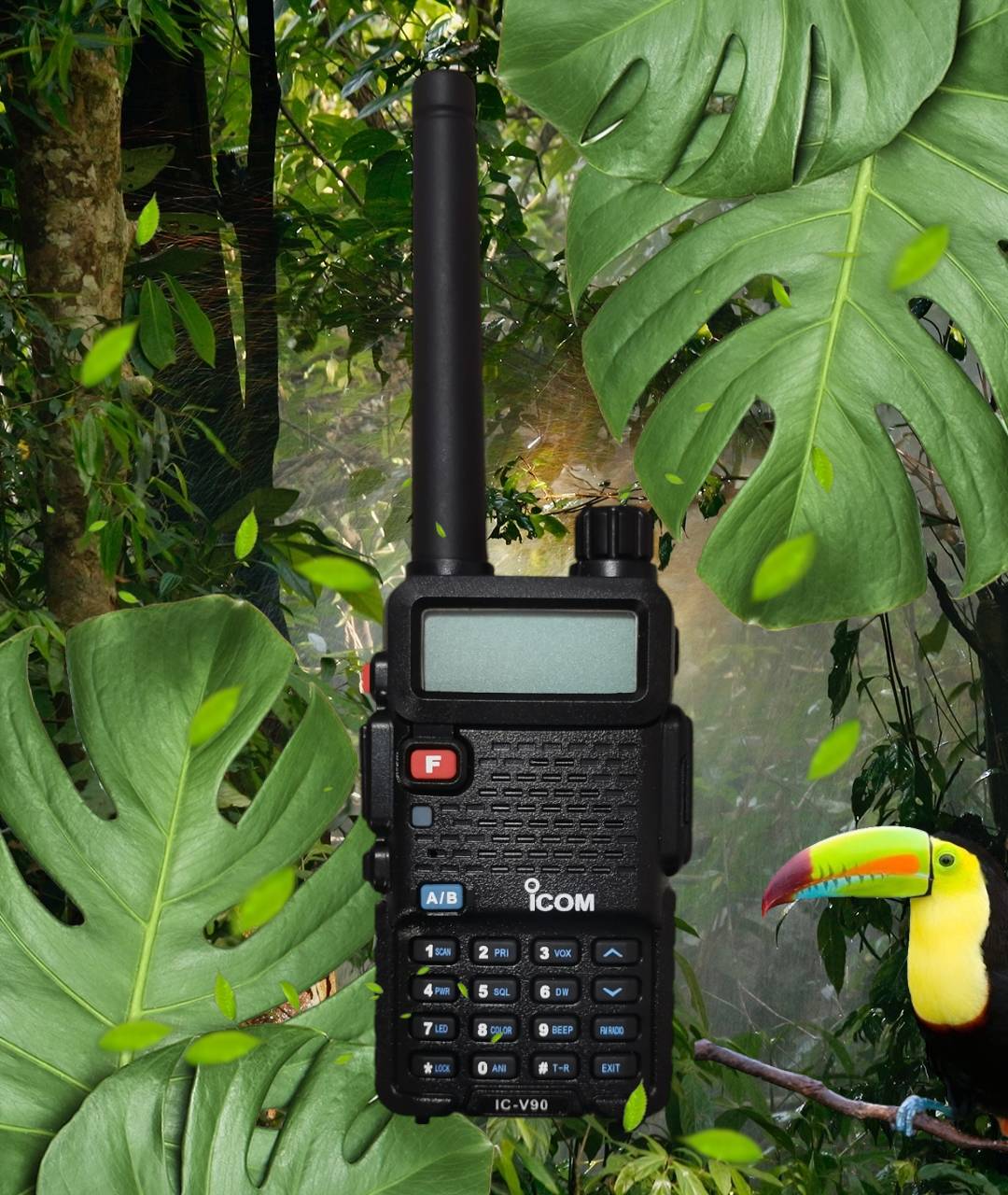 IC V90 เป็นรุ่นขายดีอันดับ1 รองรับความถี่ 136-174 (ย่านราชการ)