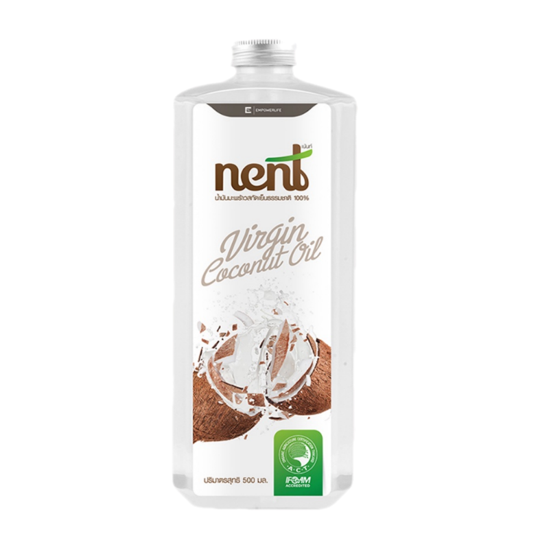 Nent น้ำมันมะพร้าวสกัดเย็น 500 ml.