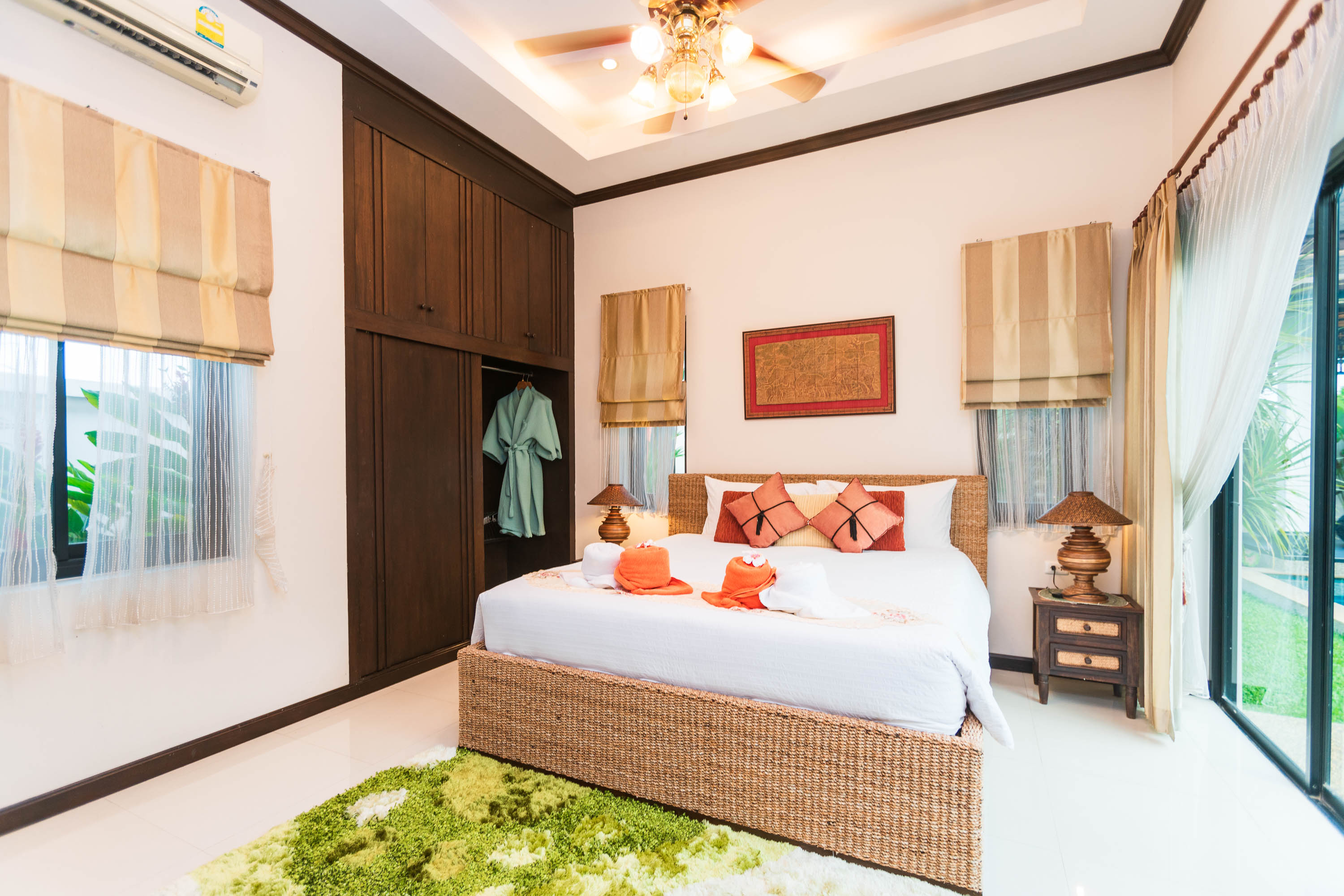 For Rent : Private Pool Villa in Cherngtalay BangJo, 3 Bedrooms 2 Bathrooms