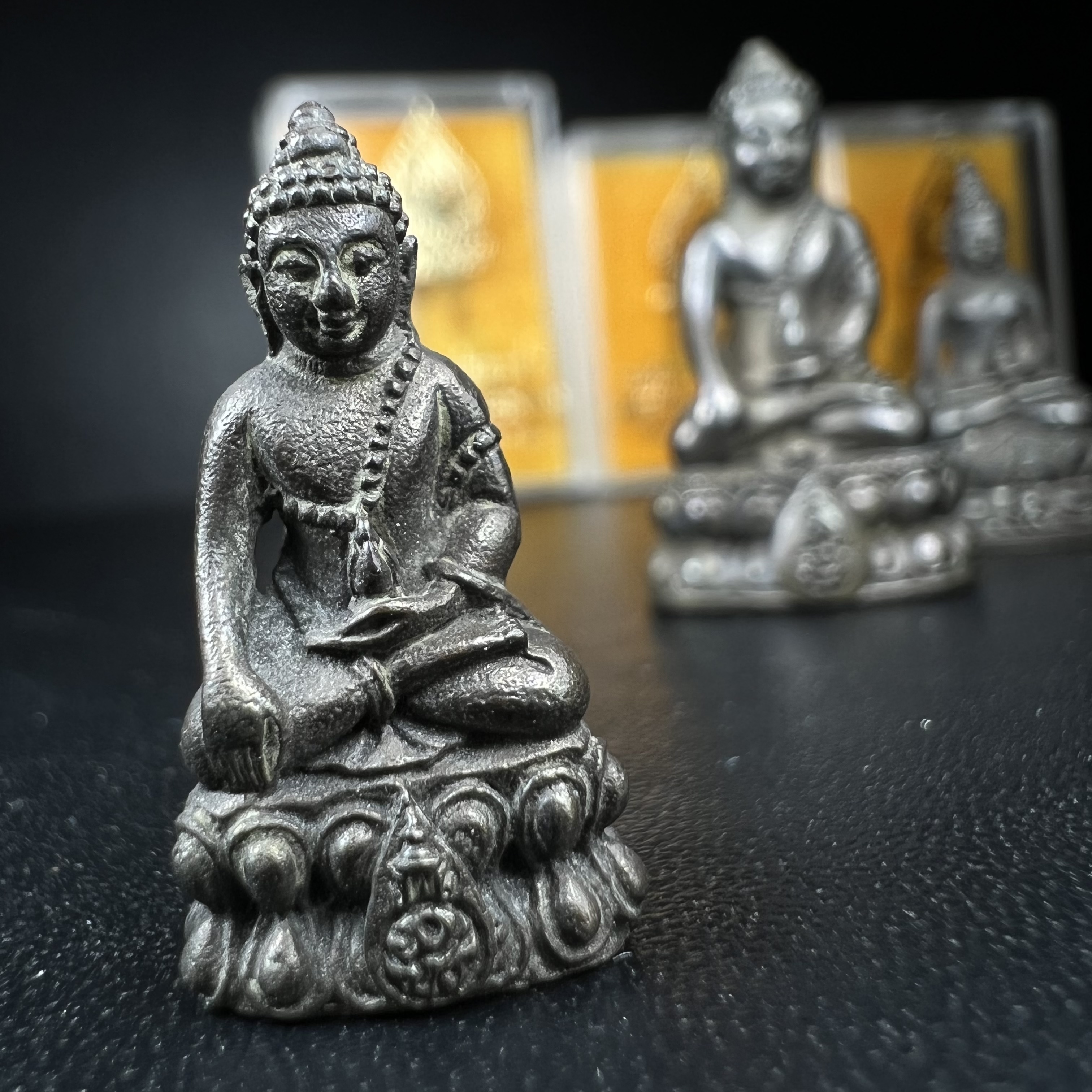 พระกริ่งนวปทุม ภปร.-พระชัยวัฒน์นวปทุม ภปร.-พระกริ่งไพรีพินาศ ภปร. รุ่นแรก วัดปทุมวนาราม ครบชุดเนื้อนวโลหะ ปี2535(ในหลวงรัชกาลที่9เสด็จเททอง)(1ใน3000ชุด)หายาก***เก็บทีเดียวครบชุดไปเลยรุ่นนี้ แนะนำ....ตอนนี้หายากแล้ว***