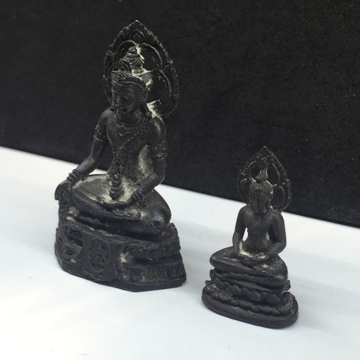 พระกริ่ง-พระชัยวัฒน์พุทธศิริราช ครบ84ปี โรงพยาบาลศิริราช ปี2517 เนื้อนวะโลหะ(ในหลวงเสด็จในพิธี)