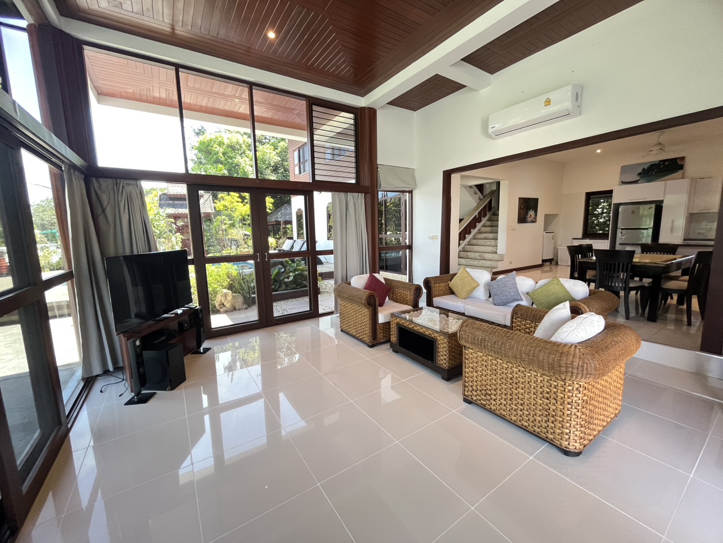 For Rent : Rawai, 2-Storey House with Swimming Pool, 4 bedroom 3 bathroom