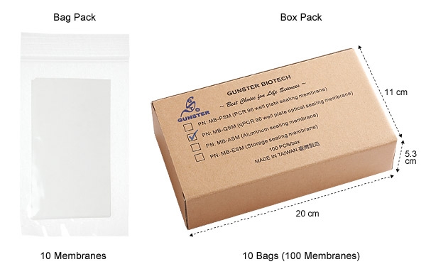 แผ่นฟิลม์สำหรับไมโคเพลส ทนแรงดันและอุณหภูมิสูง ,PCR 96 Well Plate Sealing Membrane (100/แพ็ค)