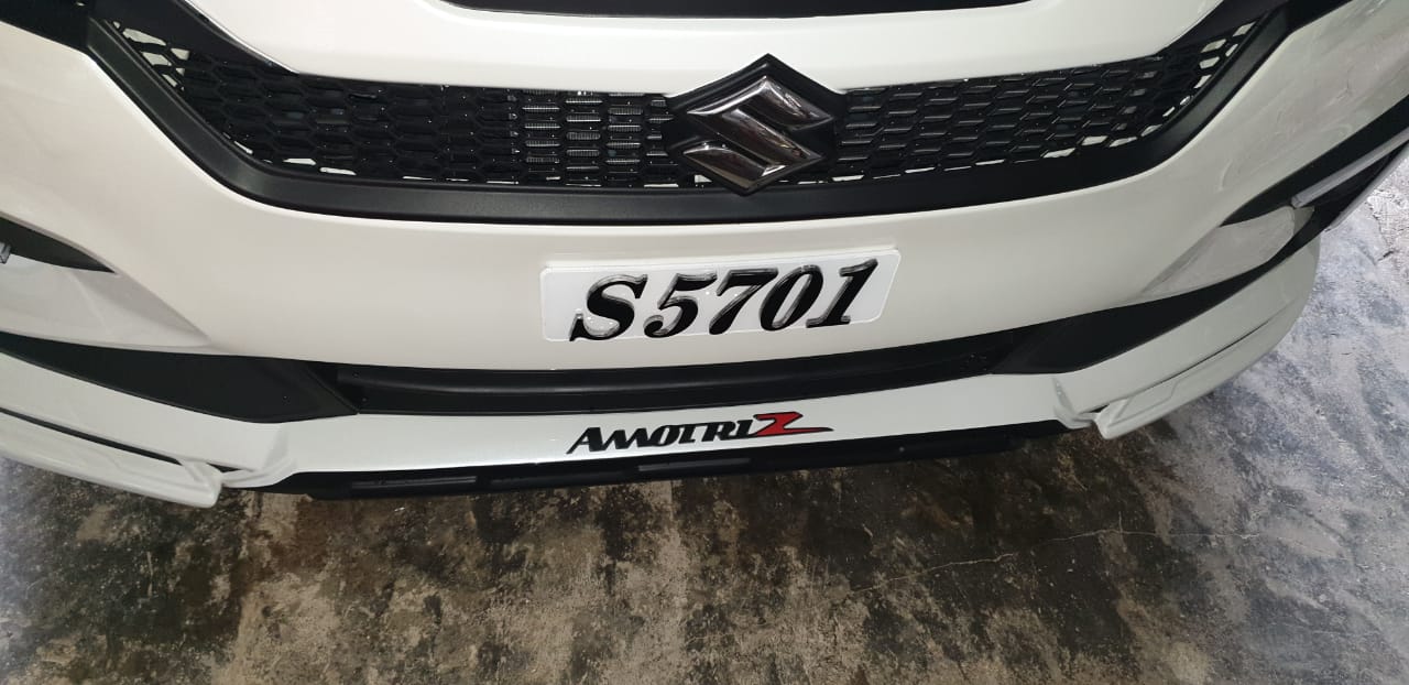 Suzuki Ertiga 2019 V.1 with custom grille bodykits by Amotriz