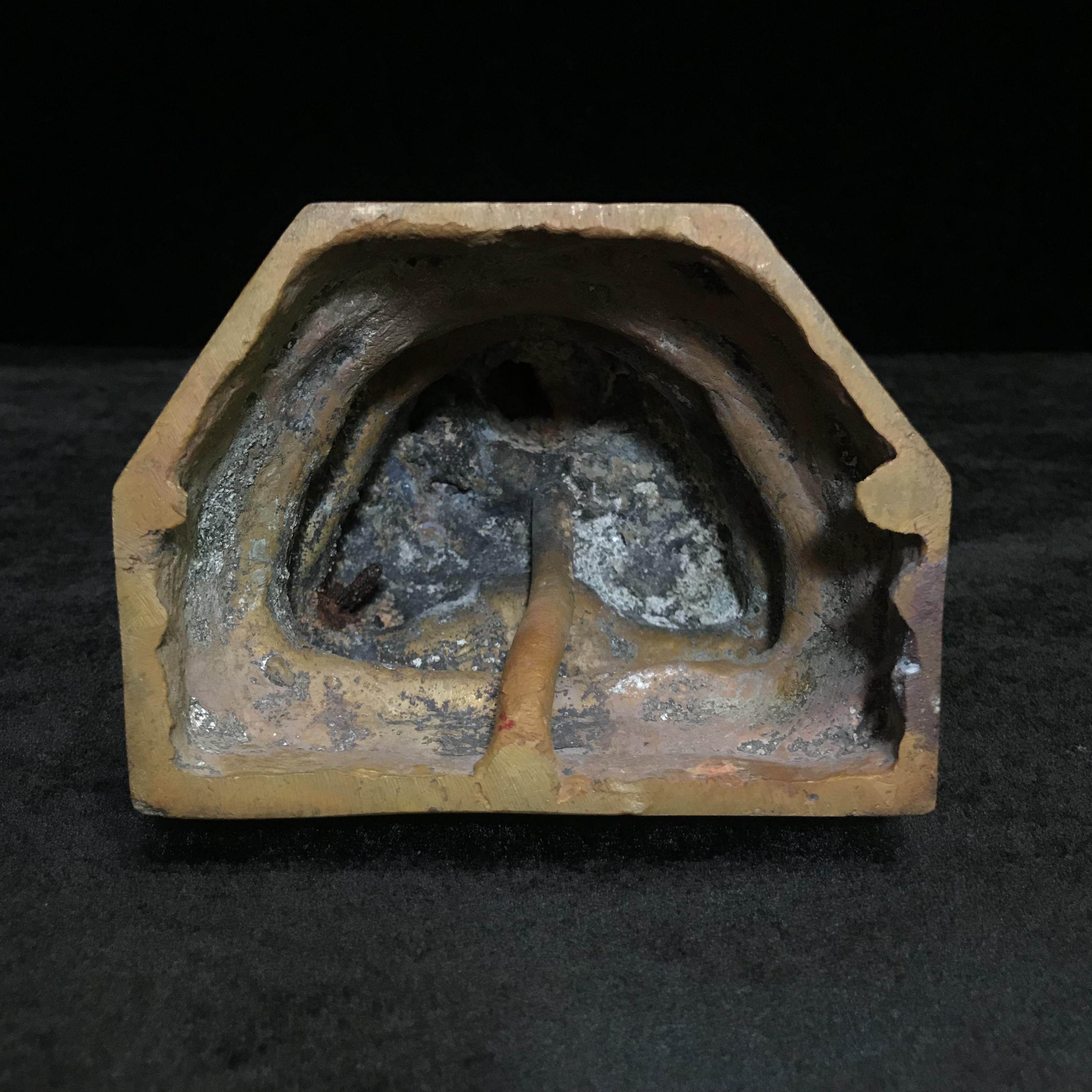 พระไพรีพินาศ วัดบวรนิเวศวิหาร ปี 2544 เนื้อสัมฤทธิ์ หน้าตัก 3นิ้ว (นิยมหายาก)(1ใน2989องค์)