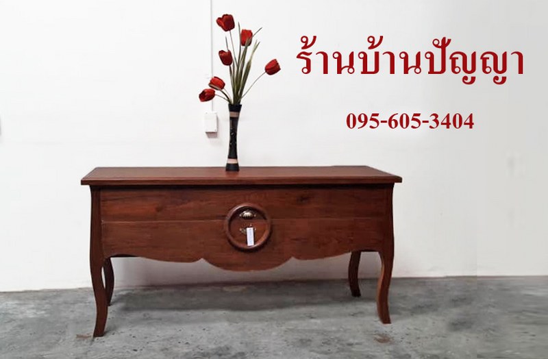 ที่วาง TV 2 ลิ้นชักยาว 1.6 เมตร เสี้ยนดำ