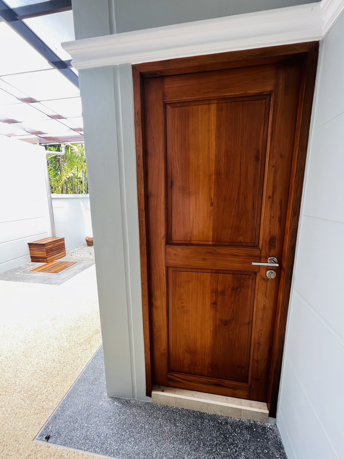 For Rent : Chalong, One-story semi-detached house, 3 bedrooms 2 bathrooms