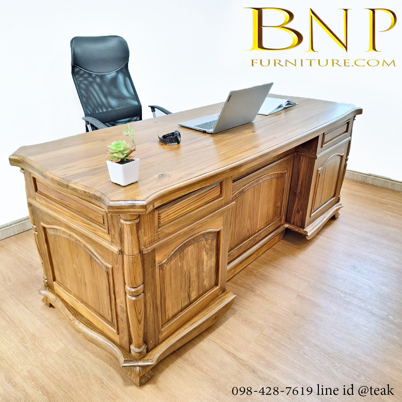 โต๊ะทำงานผู้บริหารเสริมฮวงจุ้ย รุ่น ซีซวน