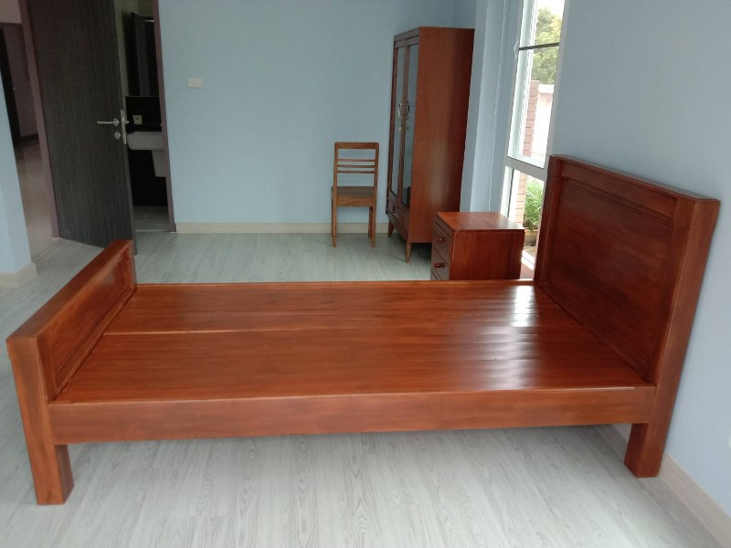 เตียงเต้าหัวตรง ท้ายสูง 3.5 ฟุต