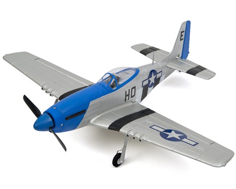 เครื่องบินมัสแตง Volantex P-51D มอเตอร์บรัสเลส 1,800 kv Mustang 75CM.