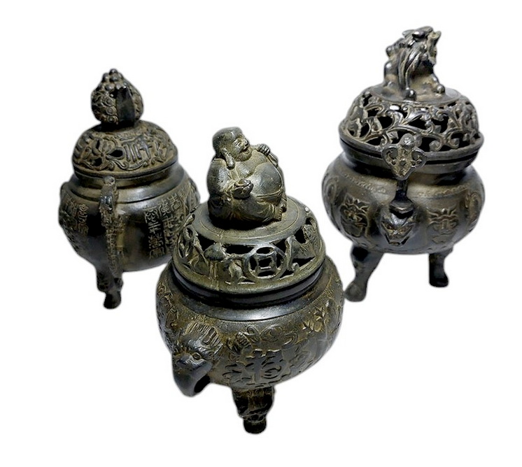 โถ,เตา หรือที่วางธูปกำยาน ขนาดเล็ก--BPT528--