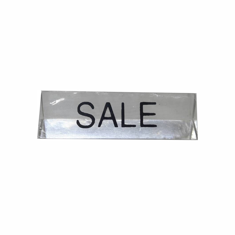 ป้ายอะคริลิกสามเหลี่ยมแท่ง SALE