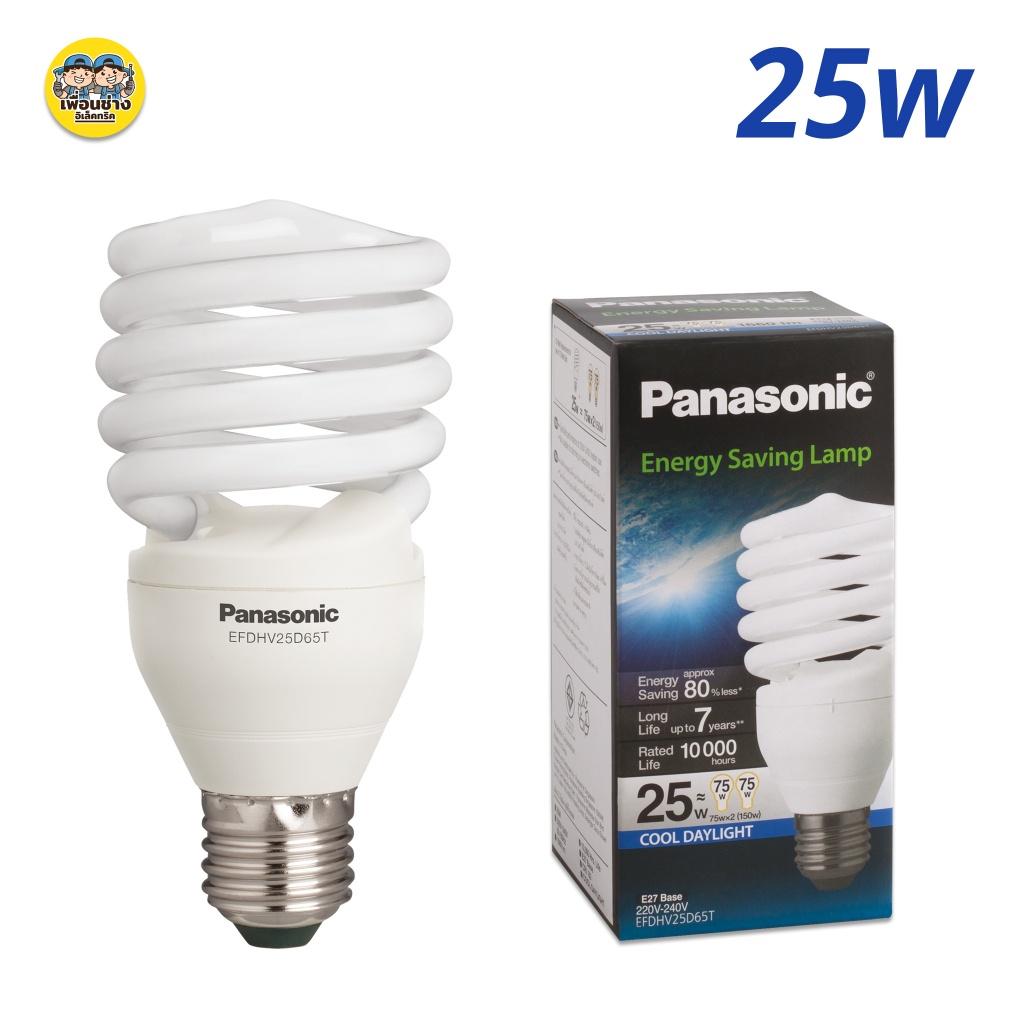 Panasonic หลอดตะเกียบ ประหยัดไฟ ทอร์นาโด หลอดไฟ E27 ขั้วเกลียว 14w 18w 23w 15w 25w พานาโซนิค