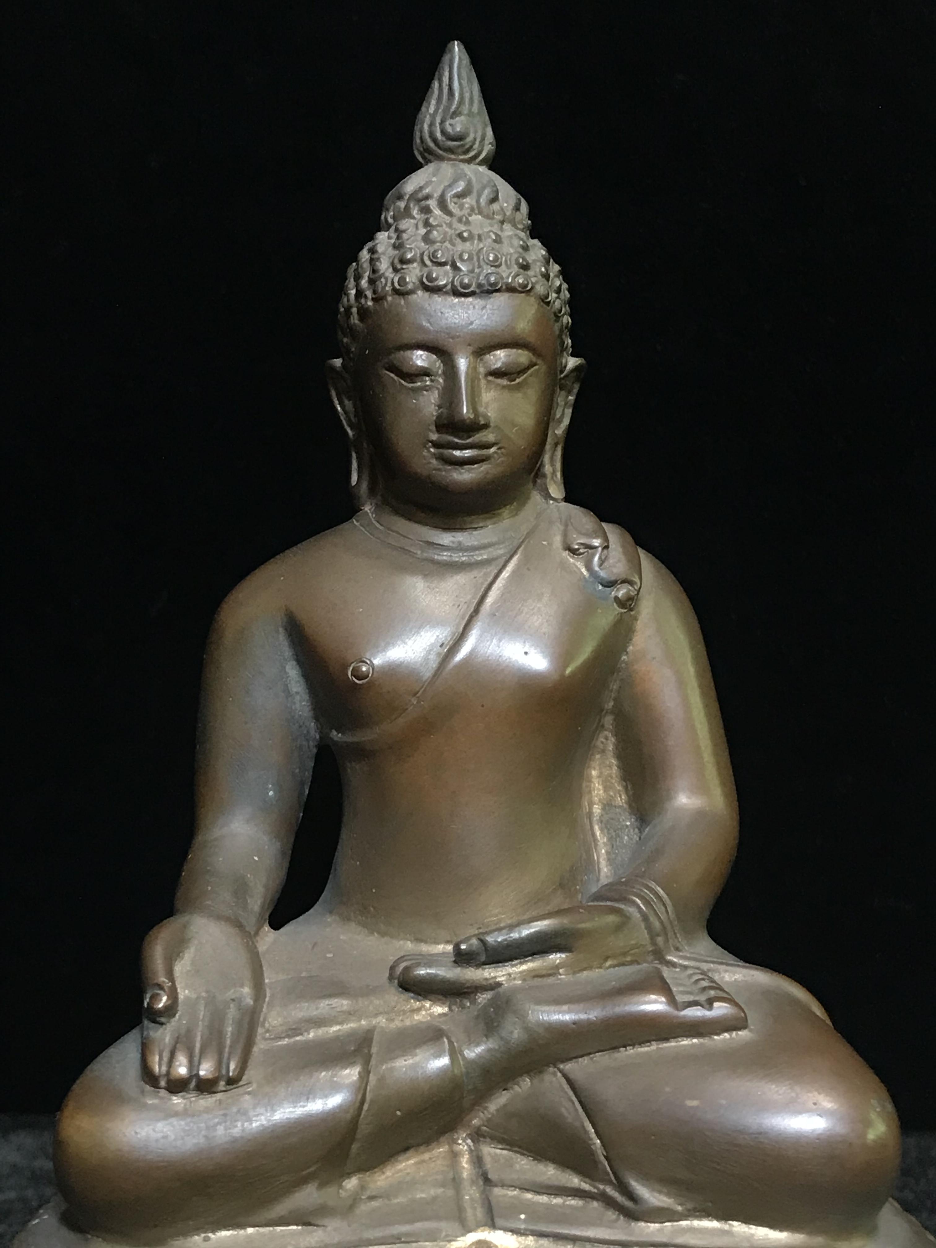 พระไพรีพินาศ วัดบวรนิเวศวิหาร ปี 2544 เนื้อสัมฤทธิ์ หน้าตัก 3นิ้ว (นิยมหายาก)(1ใน2989องค์)