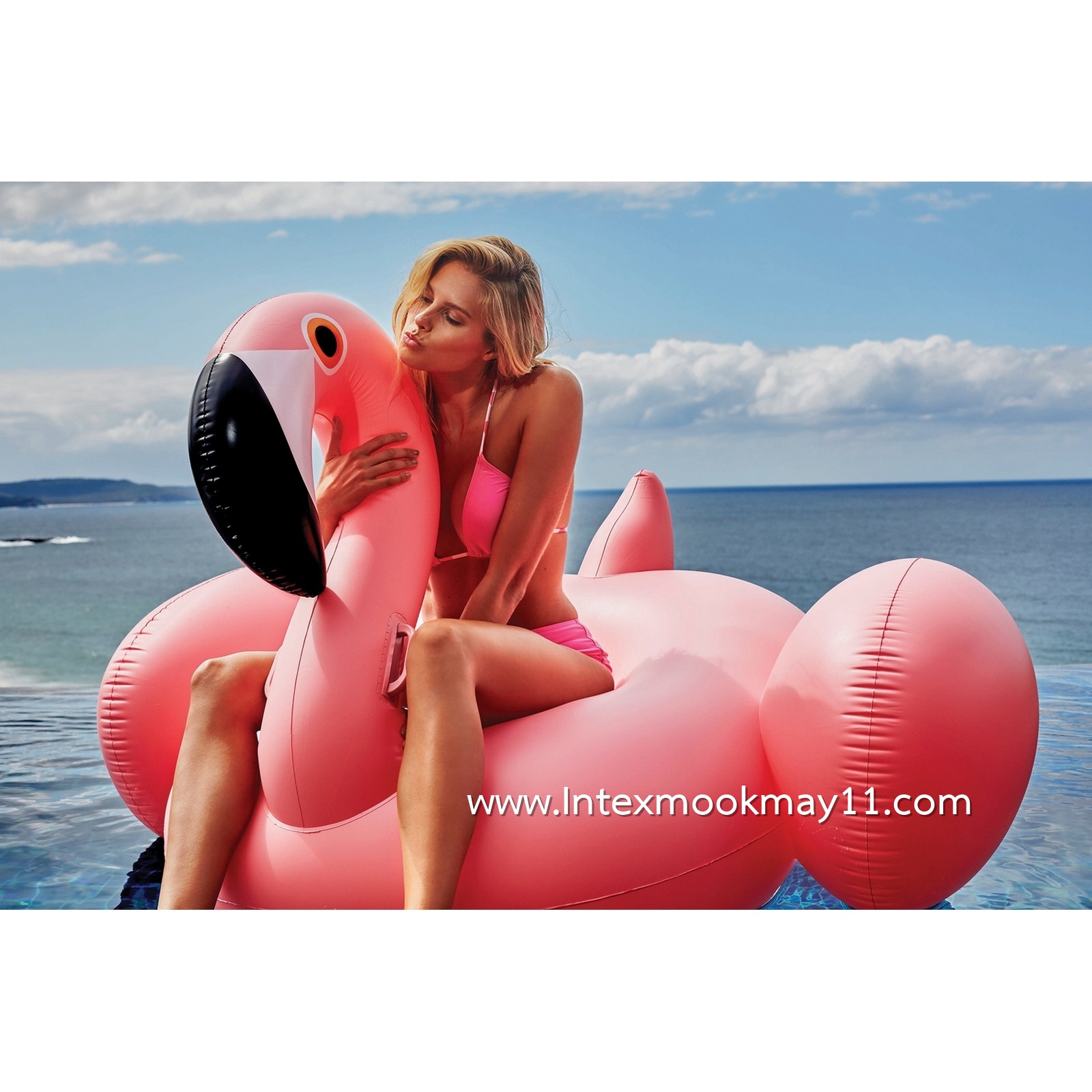 Intex 56288 Mega Pink Flamingo แพยางเป่าลมนกฟลามิงโก้สีชมพู ตัวใหญ่