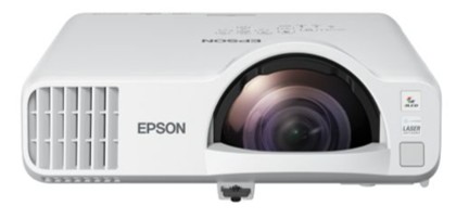 เครื่องฉายโปรเจคเตอร์ Short-Throw LASER PROJECTOR ยี่ห้อ EPSON รุ่น EB-L210SW ความสว่าง 4000 ANSI Lumens, WXGA