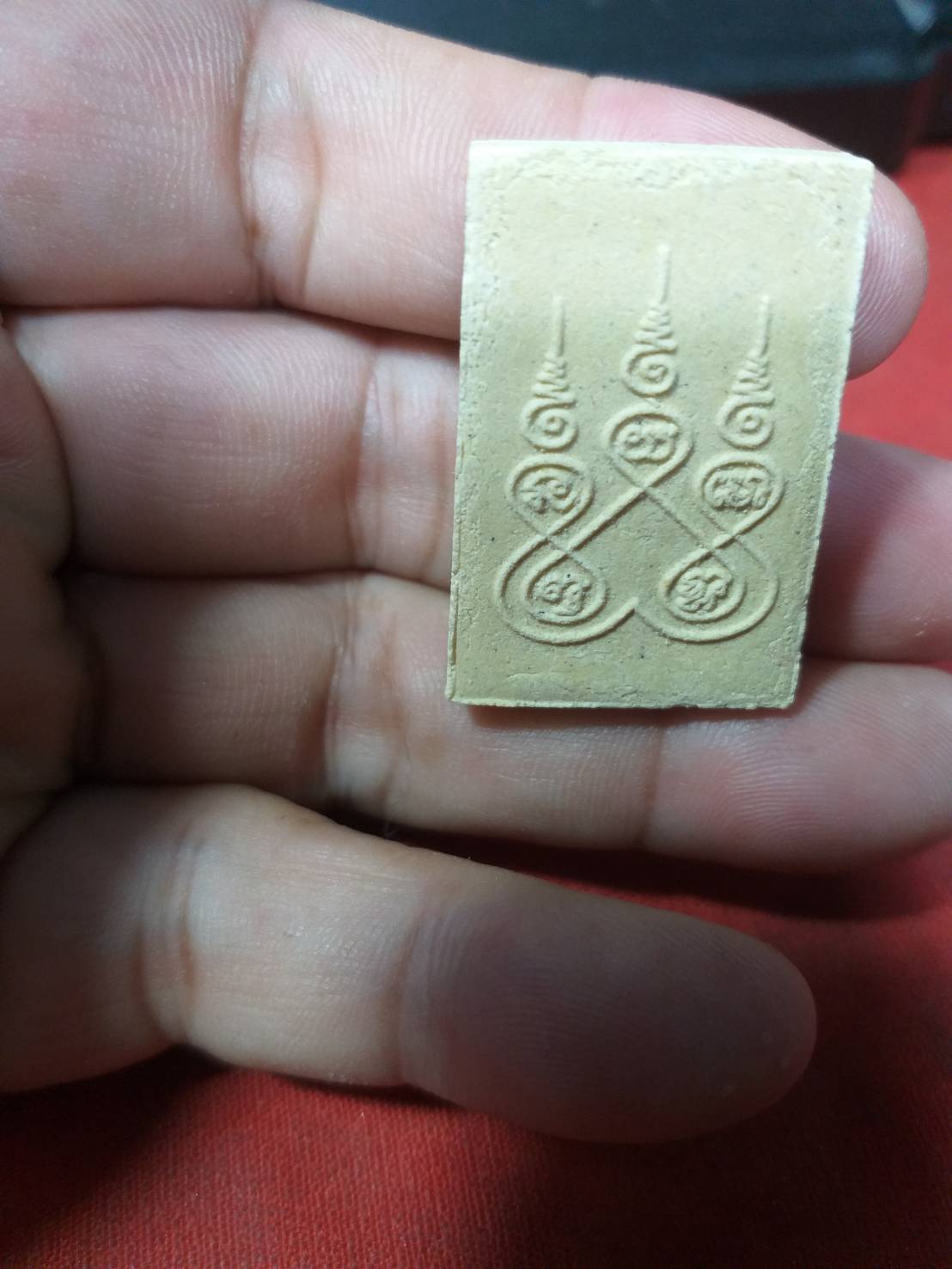 พระสมเด็จ ที่ระลึกในงานปิดทองฝังลูกนิมิต วัดเก่าใหญ่ ต.หนองแดง อ.นาเชือก จ.มหาสารคาม