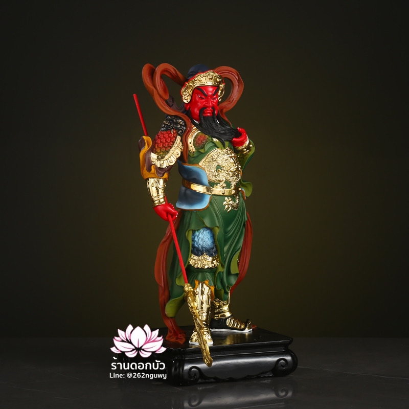 เทพเจ้ากวนอู และพระเวทโพธิสัตว์ (อุ่ยท้อผ่อสัก) งานเรซิ่น ขนาด 16 นิ้ว