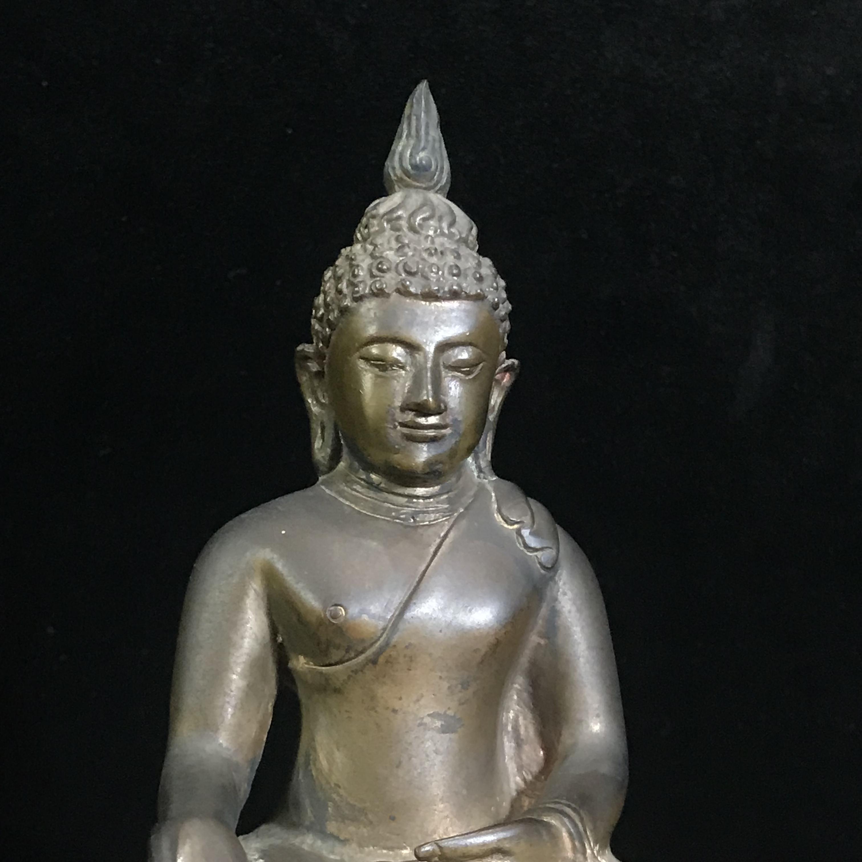 พระไพรีพินาศ วัดบวรนิเวศวิหาร ปี 2544 เนื้อสัมฤทธิ์ หน้าตัก 3นิ้ว (นิยมหายาก)(1ใน2989องค์)