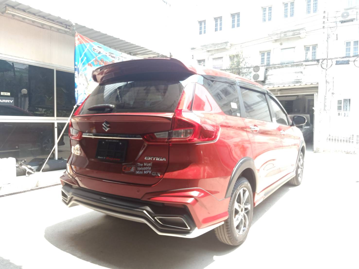 Suzuki Ertiga 2019 V.1 with custom grille bodykits by Amotriz