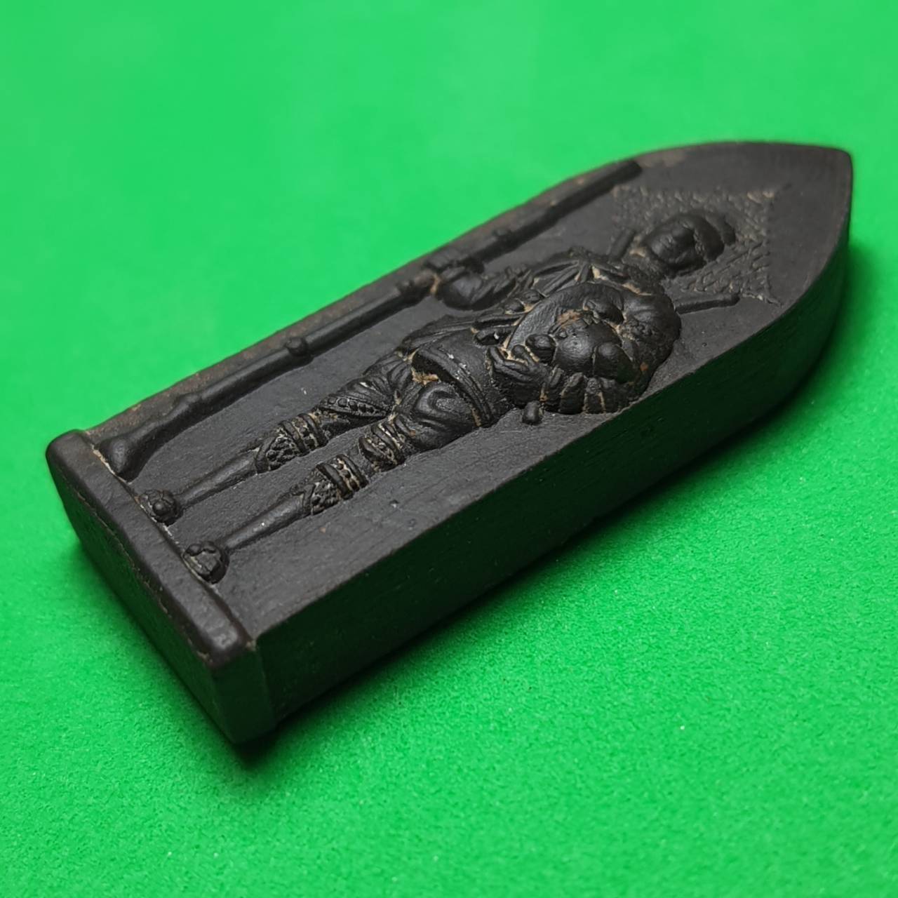 พระเครื่อง พระนเรศวร รางปืน เนื้อมวลสาร สีดำ รุ่น กฤษฏาภินิหาร พระแท้ พระนเรศวรแท้ พระนเรศวรขิงแท้ พระเครื่อง