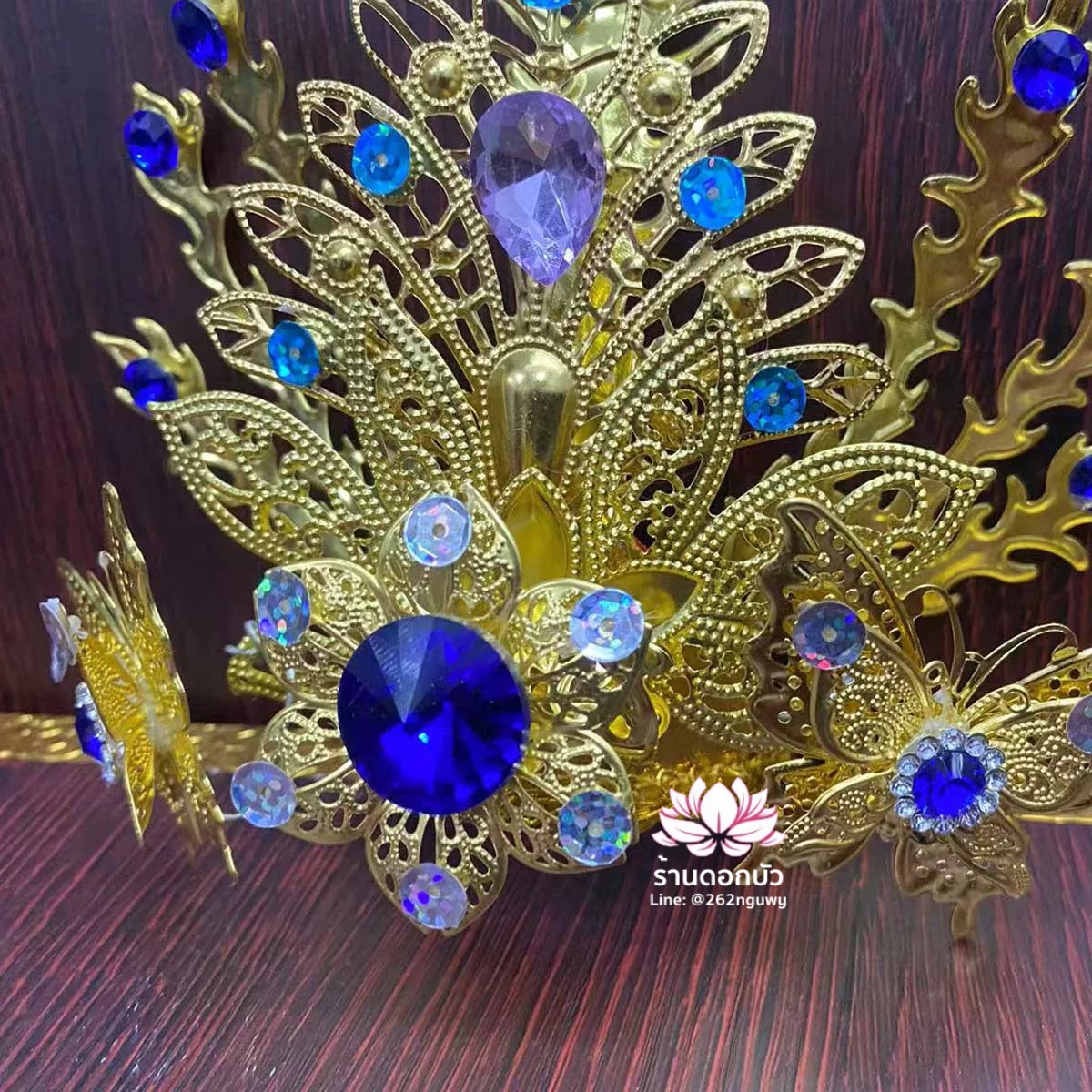 หมวกเทพเจ้าฝ่ายหญิง หมวกเทพนารี หมวกเทวนารี หมวกพระจีน หมวกกิมซิ้น หมวกเทพเจ้าจีน