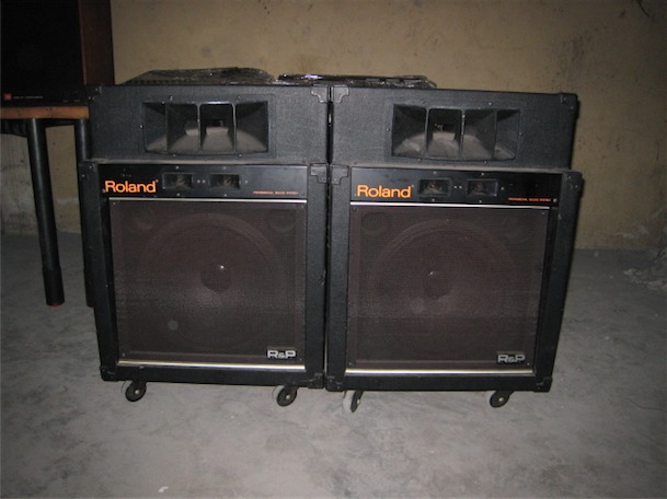 ลำโพง ยี่ห้อ Roland รุ่น SST-120 (Made in Japan)