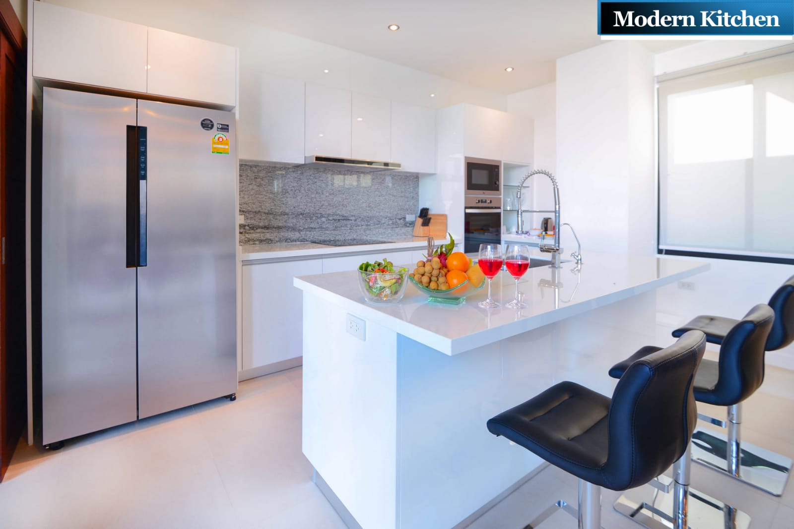 For Rent : Nai Harn, New Pool Villa 2 story, 3 bedrooms 3 bathrooms.