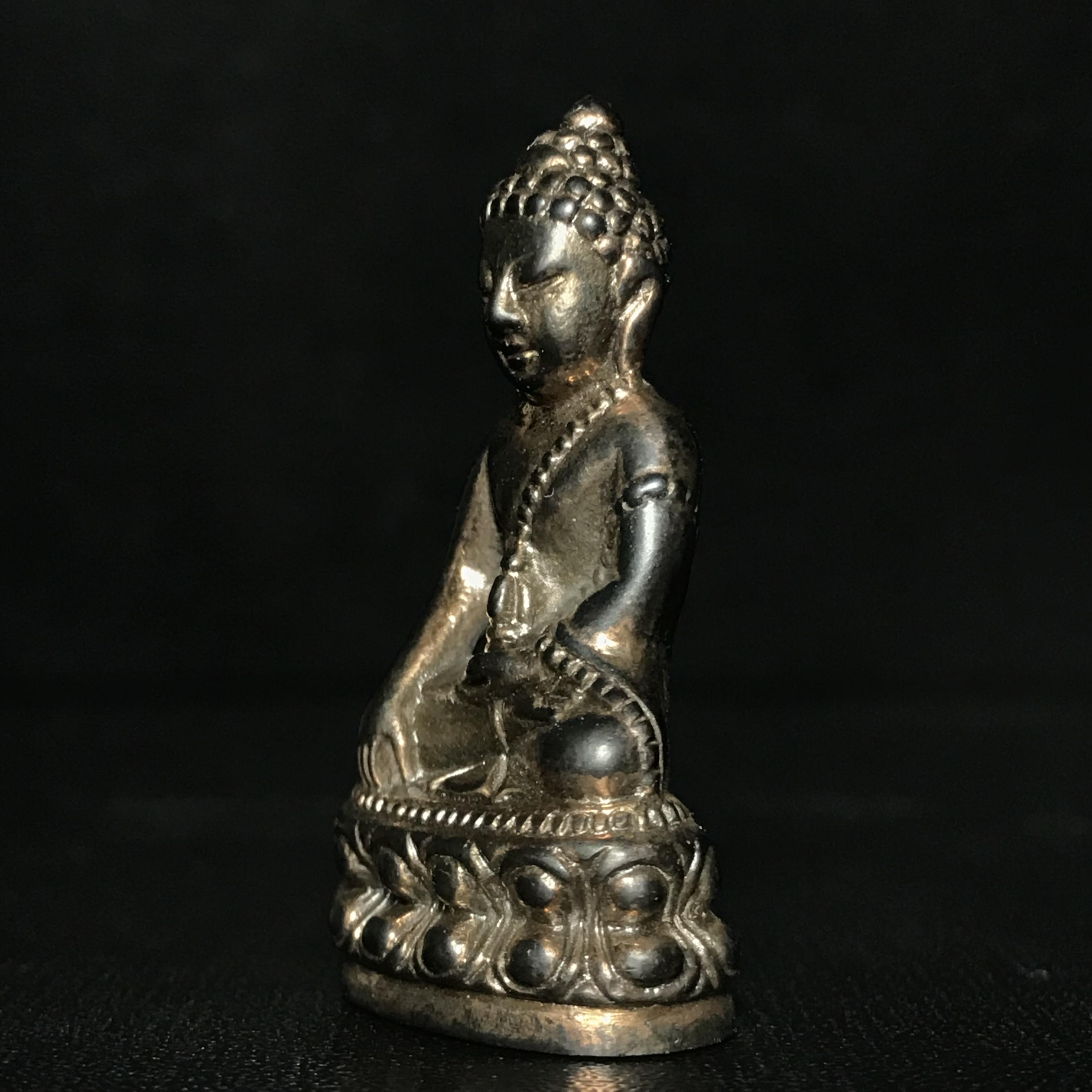 พระกริ่งสมเด็จพระญาณสังวร 80 พรรษา วัดบวรนิเวศวิหาร พ.ศ.2536 เนื้อนวโลหะ