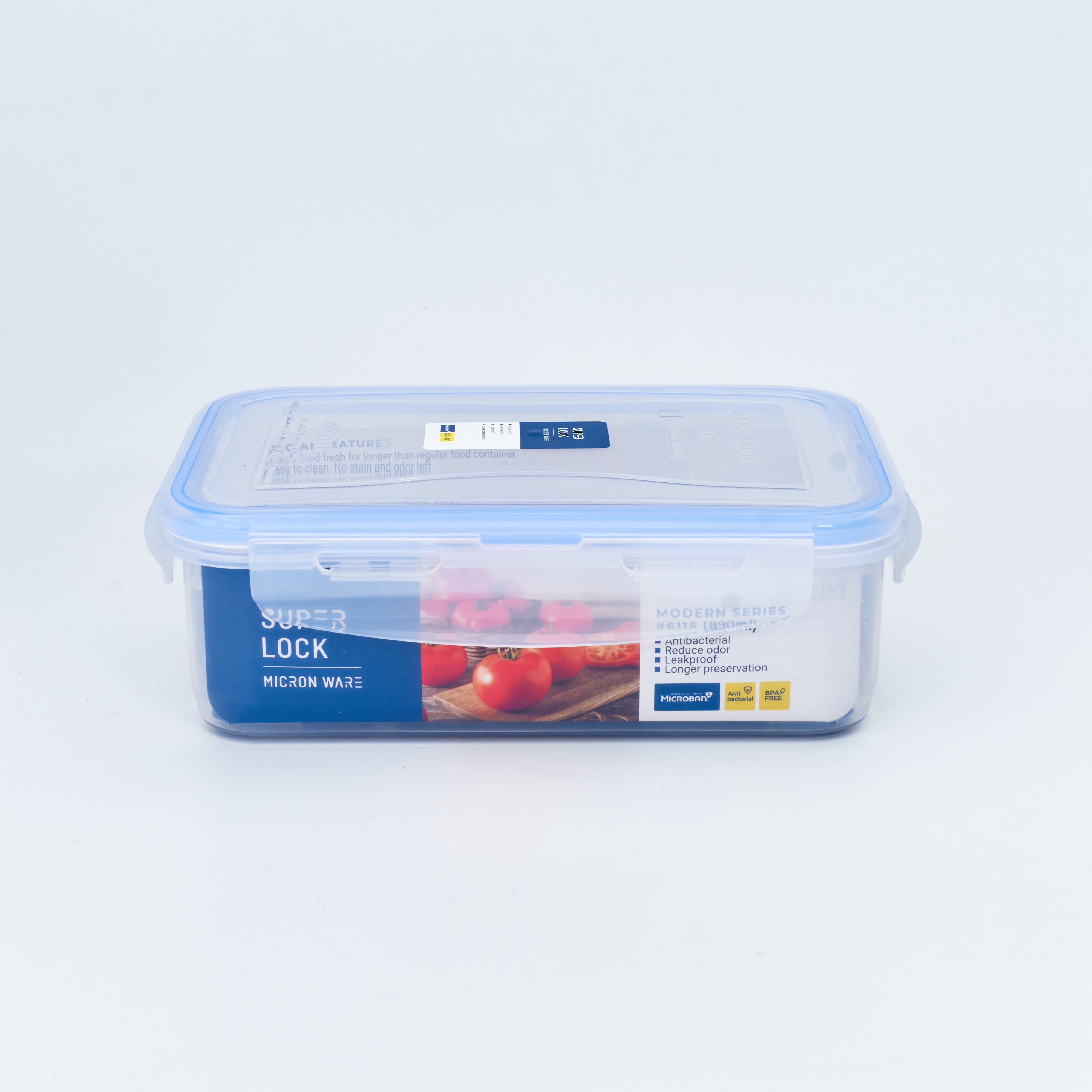 Small Evting กล่องถนอมอาหาร Super Lock ความจุ 890 ml No.6115 กล่องอาหาร กล่องใส่ข้าว