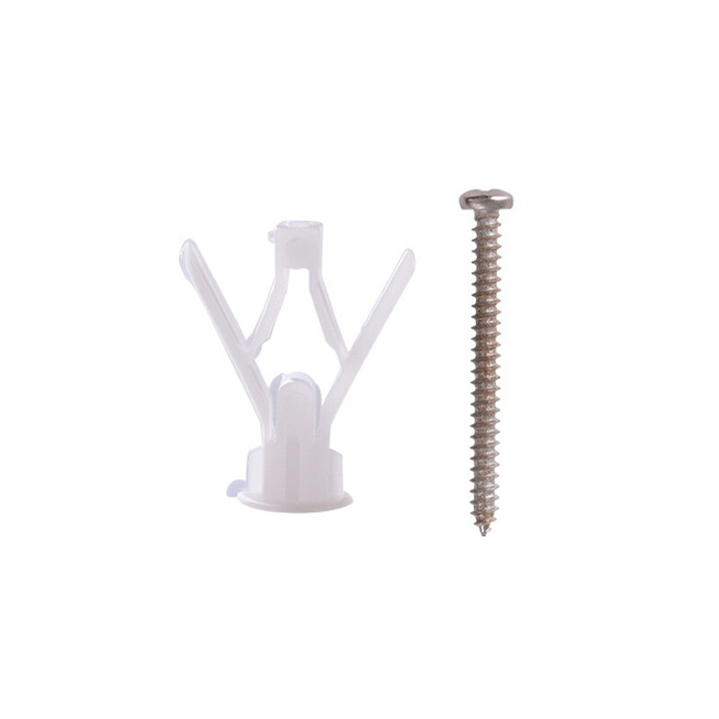 SUG พุกผีเสื้อ พร้อมสกรู 6x1 1/2" พุกยิปซั่ม 1แพ็คมี 10 ชุด ปุ๊กผีเสื่อ พุก ปุ๊กยิปซั่ม ชุดพุกผีเสื้อ