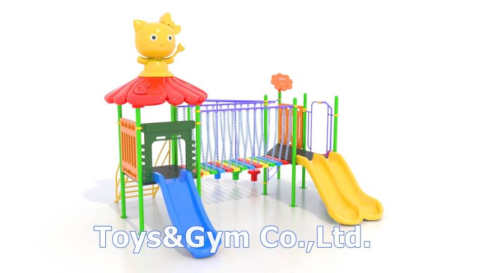 เครื่องเล่นสนามกลางแจ้ง ชุด Kitty's Funny Land