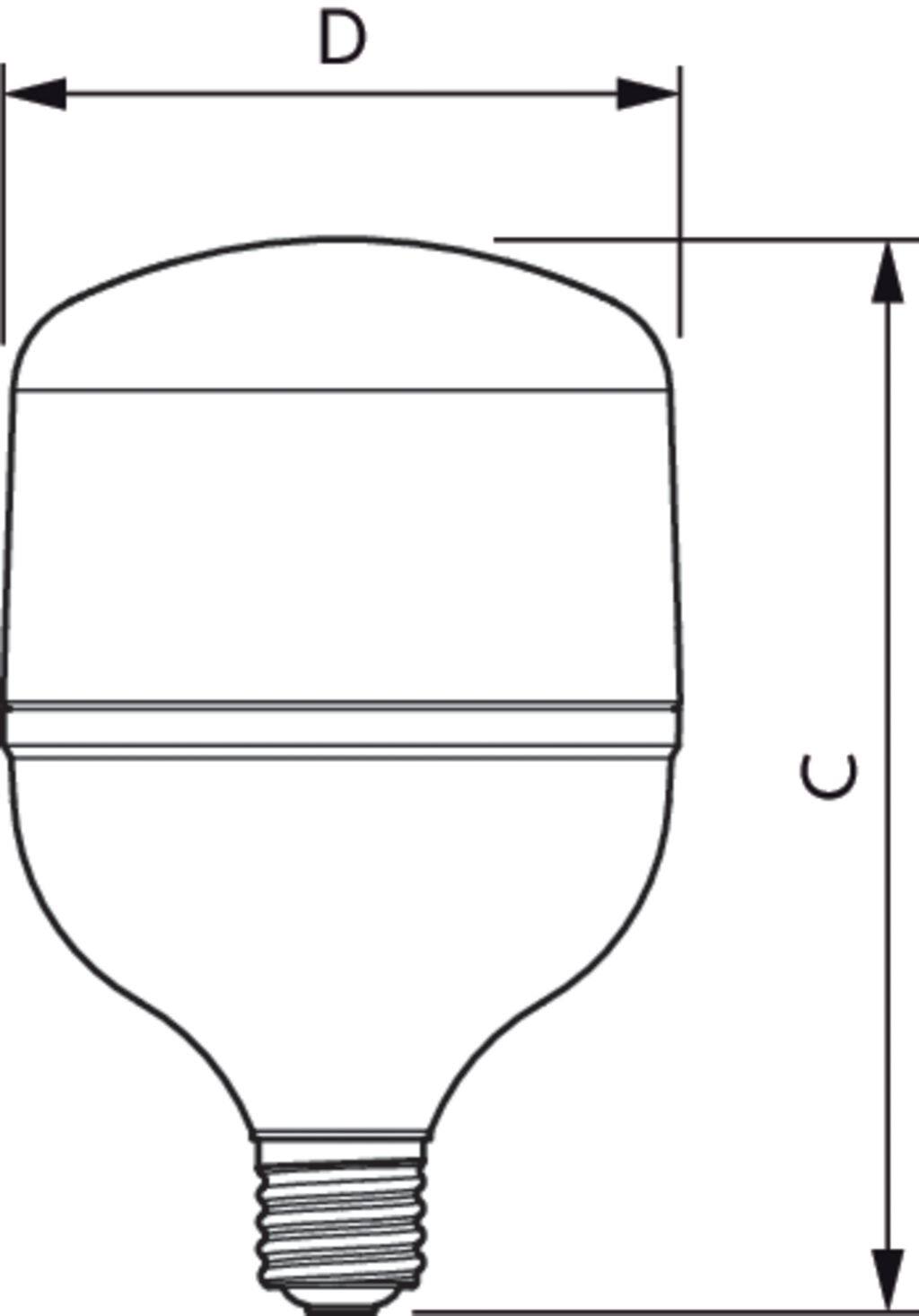 Philips TrueForce 80W หลอดไฟ LED Core HB 80W ขั้ว E40 865 GN3 หลอด แอลอีดี ฟิลิปส์ ทรูฟอร์ช ไฮเบย์ Philips 80W