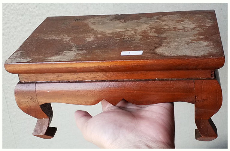 โต๊ะยอด ตั่ง ฐานไม้เล็ก(โต๊ะหมู่แบบแยกชิ้น)No.2หมด